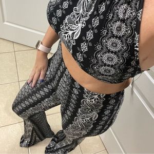 FashionNova 2 Piece Pant Set